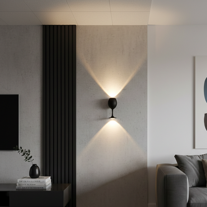 Wine Glass Wall Lamp
