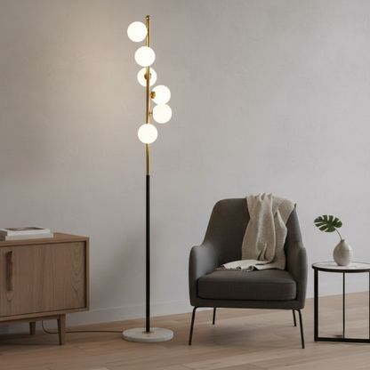 Mid-Century Multi-Globe Floor Lamp