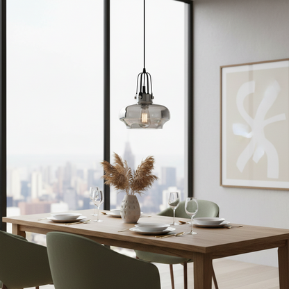 Nostalgic Plover  Glass Cage Pendant Lamp