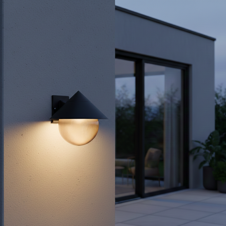 Wall Lamp Amber Ball