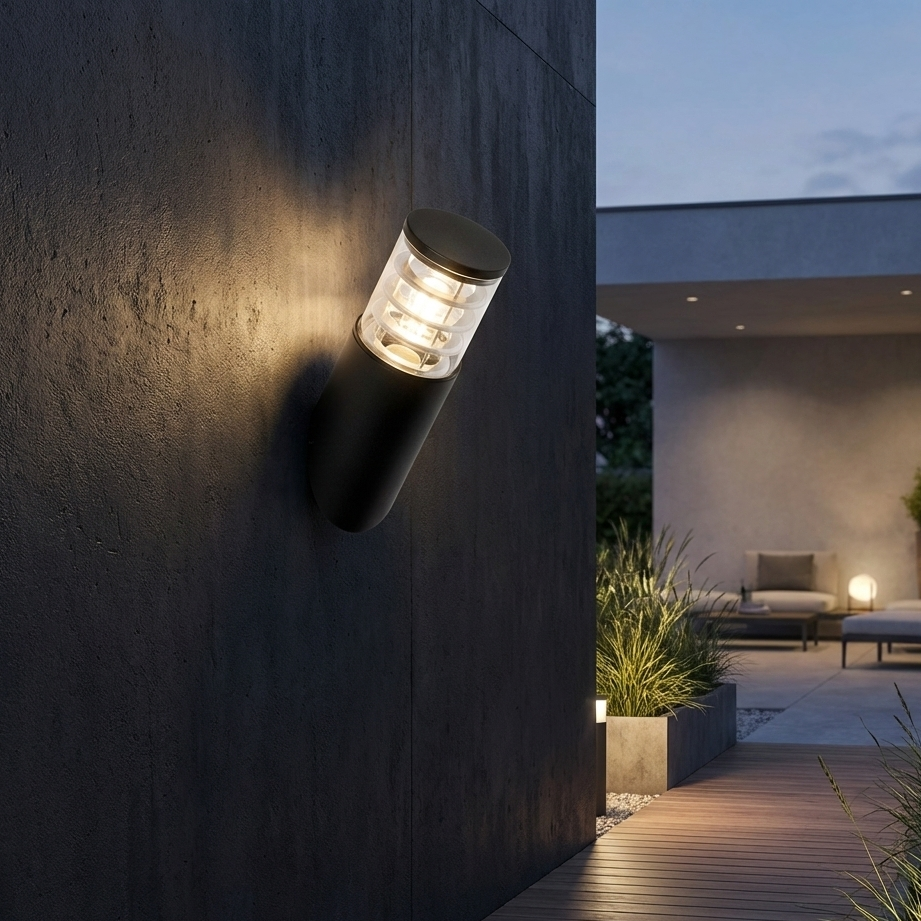 Flat & Bombe Outdoor Wall Lamp