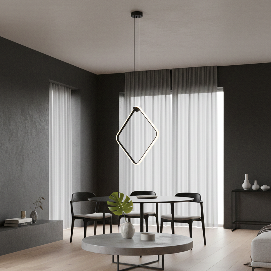Modern Square Led Pendant Light
