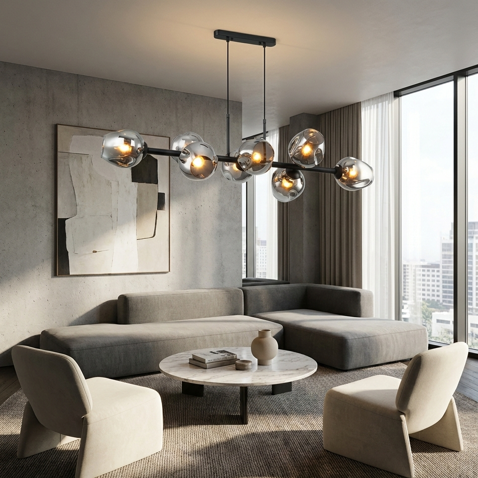Modern Italux Borgo Chandelier