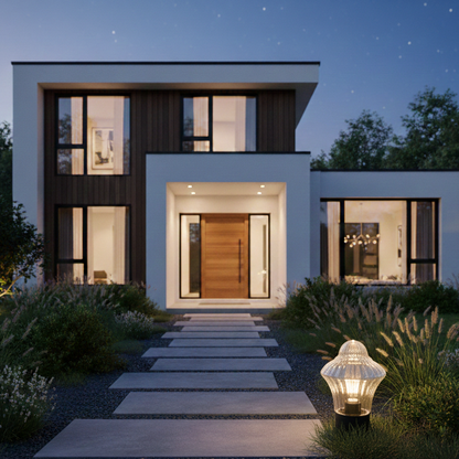 Outdoor Pillar Light E27