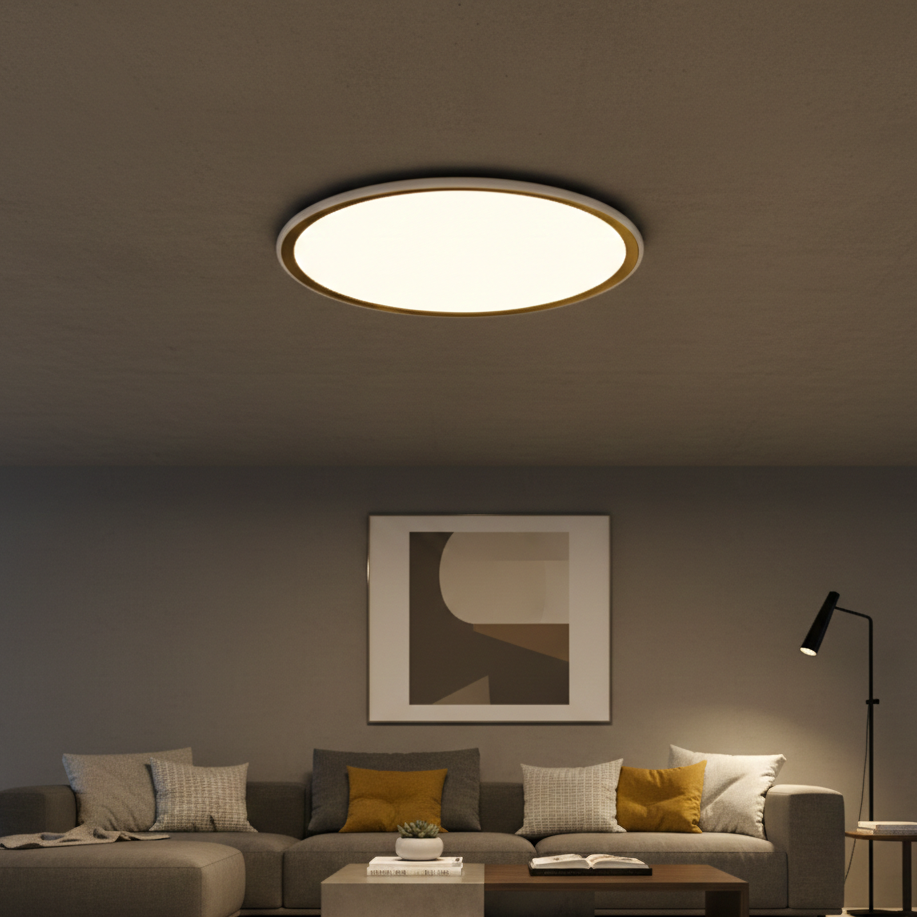 Down Light Led Surface Slim Frame Gold