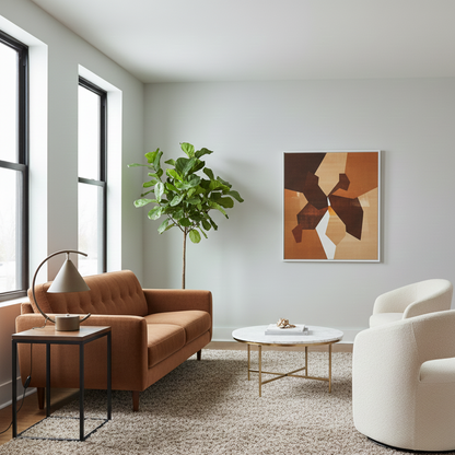Table Lamp Half Circle with Middle Head
