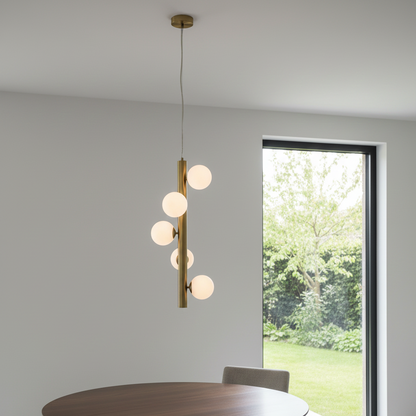 Nova Luce Milky Glass pendant lamp