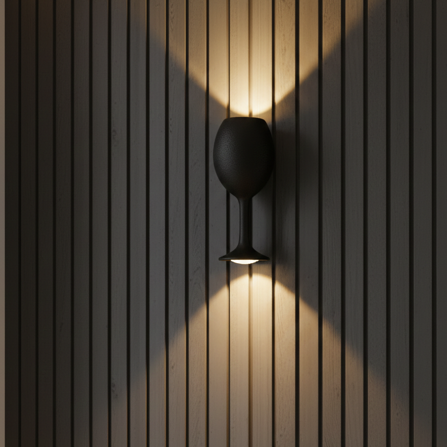 Wine Glass Wall Lamp