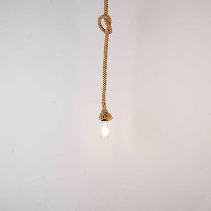 Vintage Rope Pendant Light