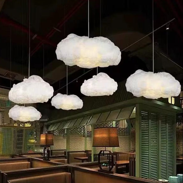 White Cloud Shape Chandelier