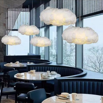 White Cloud Shape Chandelier