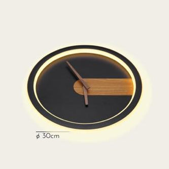 Led Clock Wall Lamp 6778-B