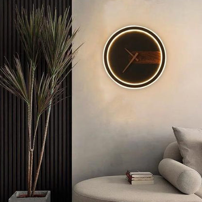 Led Clock Wall Lamp 6778-B