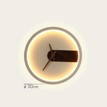 Led Clock Wall Lamp 6779-W