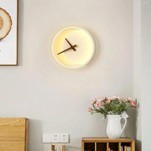Led Clock Wall Lamp 6779-W