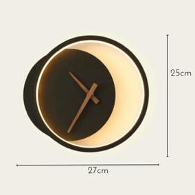 Led Clock Wall Lamp 6779-B