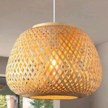 Modern Bamboo Round Cage