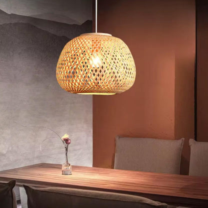 Modern Bamboo Round Cage