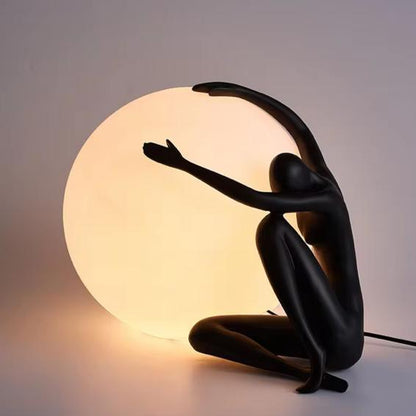 Modern Stretching Mannequin Table Lamp
