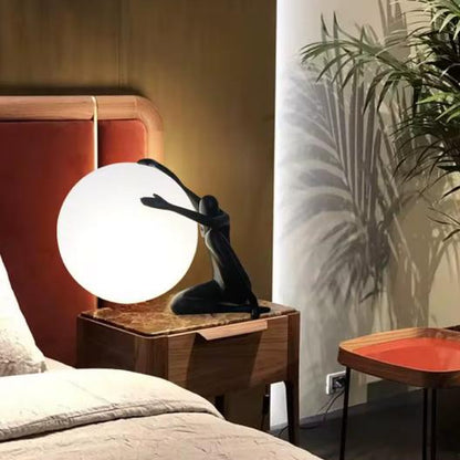 Modern Stretching Mannequin Table Lamp