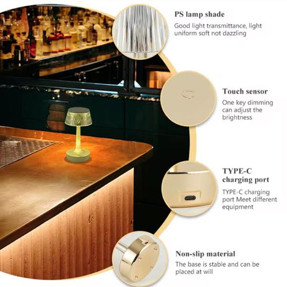 Luxury Rechargeable Table Lamp