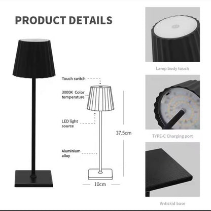Nordic Cordless Rechargeable Table Lamp