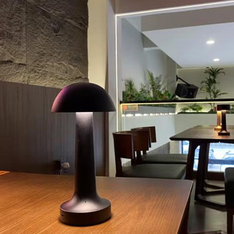 Round Head Touch Rechargeable Table Lamp