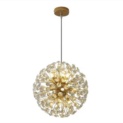 Modern Crystal Flower Chandelier
