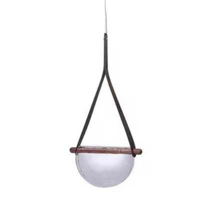Artistic Luxury Bend Glass Pendant Light