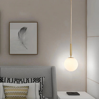 Modern Glass Globe Pendant Light