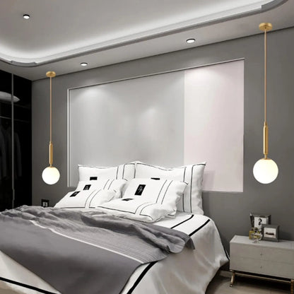 Modern Glass Globe Pendant Light