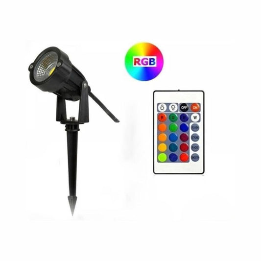 Spike Light 7W RGB With Remote Control