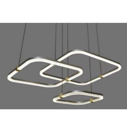 Modern Triple Square Chandelier