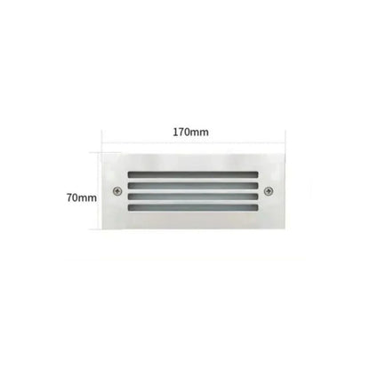 Stair Led Light Silver Face 4W / 6W