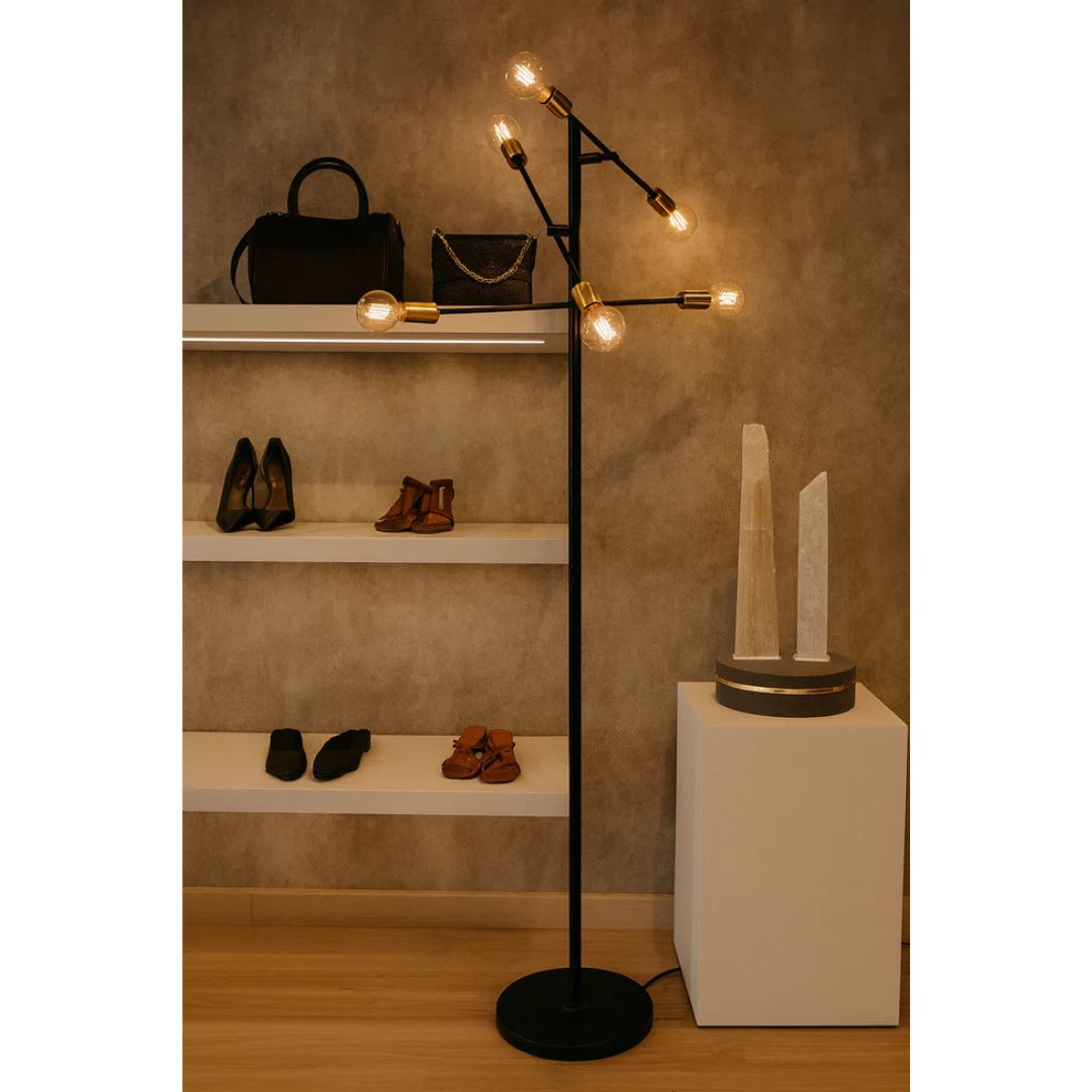 Movable Tree Branch Floor Lamp