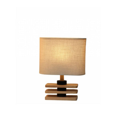 Zebra Wood Table Lamp