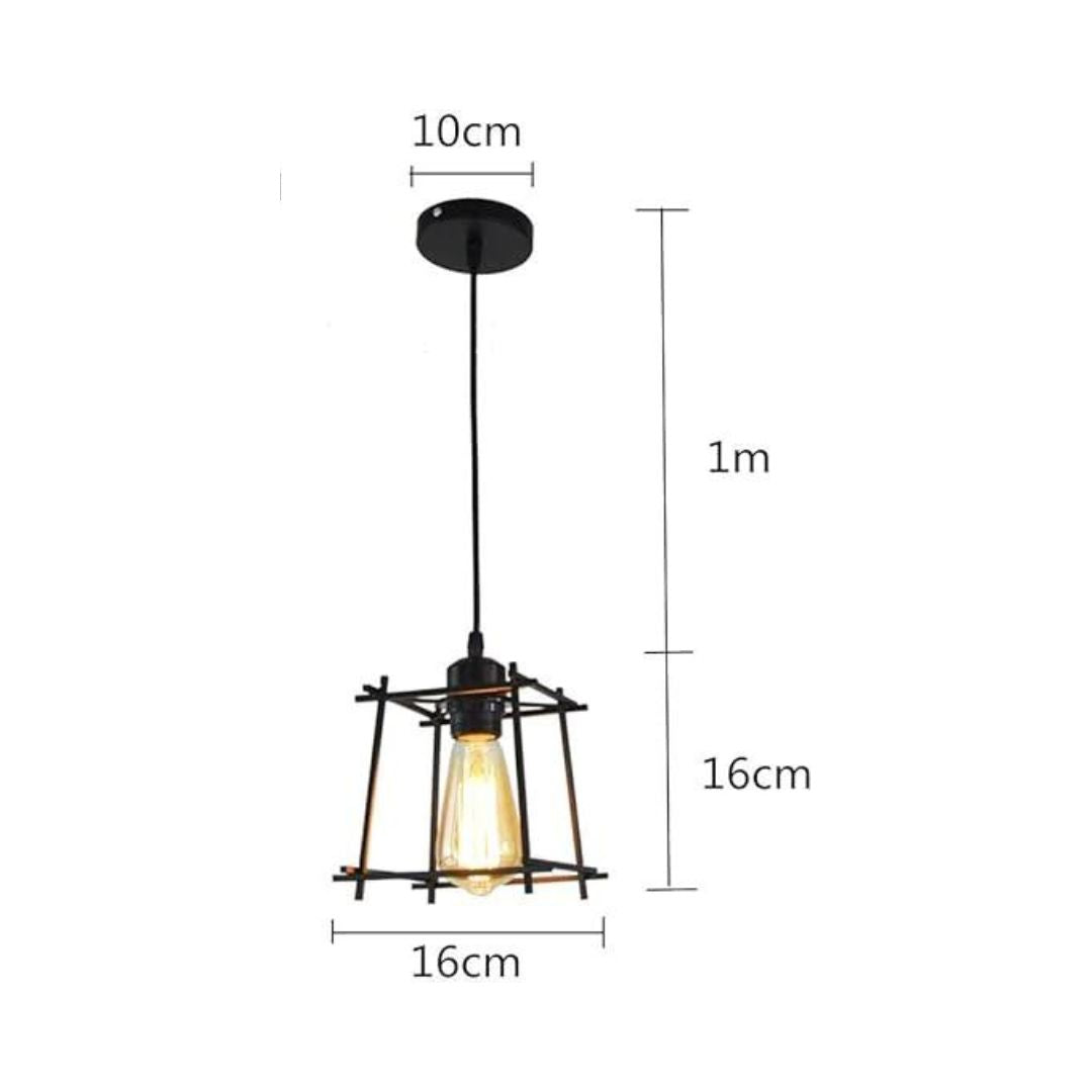 Modern Ceiling Hanging Cage Pendant Light