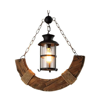 Old Ship Wood Pendant Lamp