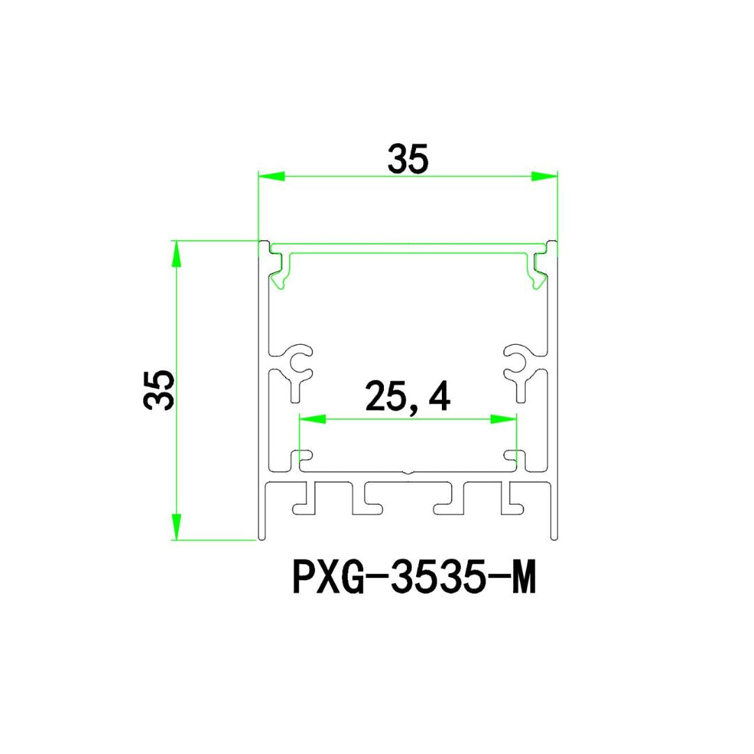 Profile Aluminium 3535