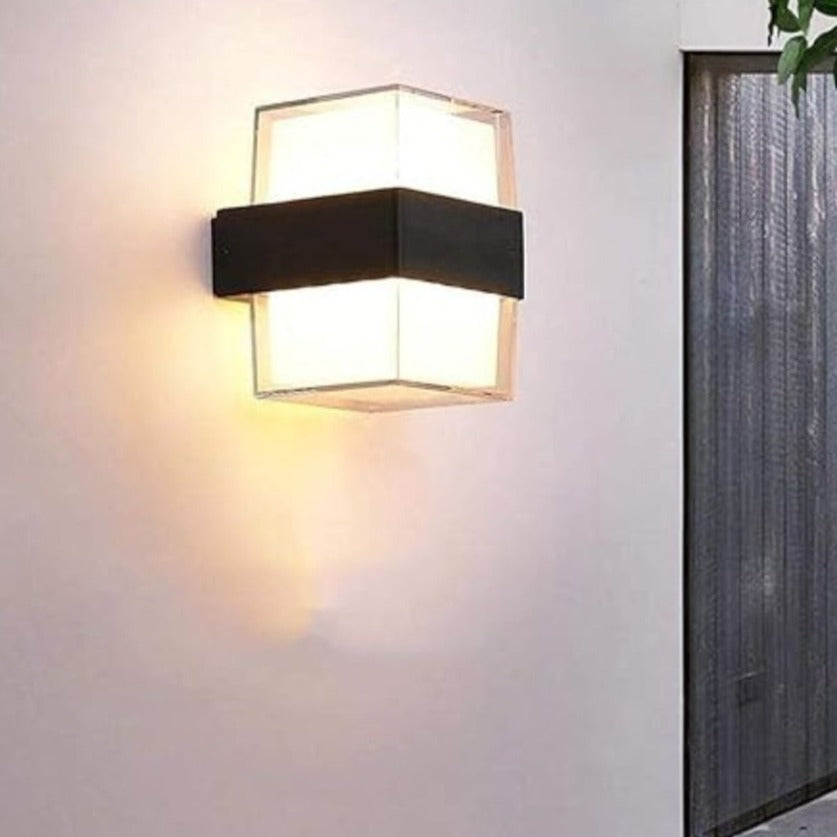 Modern Wall Lamp Acrylic Double Box Shape