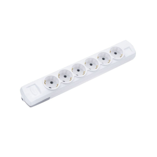 Extension Socket 6 Way Without Cable and Switch