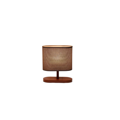 Simple Flat base Wood Table Lamp