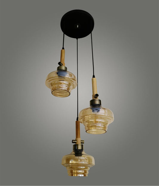 Modern Art Glass Chandelier