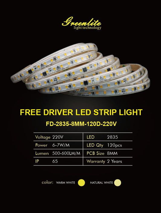Strip Light 120 Led 220V