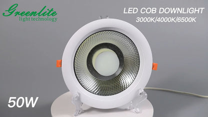 Downlight Led Recessed COB 10W / 30W / 50W