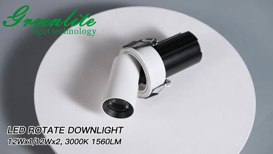 Spot Light Recessed Single and Double Head