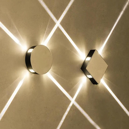 Wall Lamp Four Sides Laser Round / Square