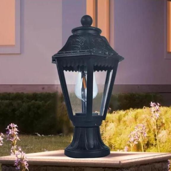 Outdoor Ceramic Pillar Light