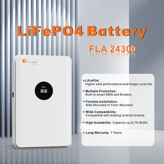 Felicity Lithium Battery 7.5Kwh 24V 300A FLA