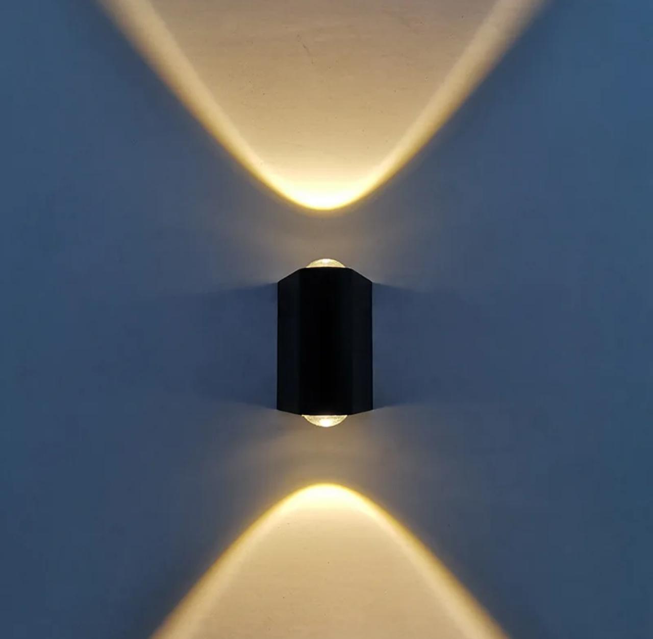 Wall Lamp V Light Up and Down Triangular Shape